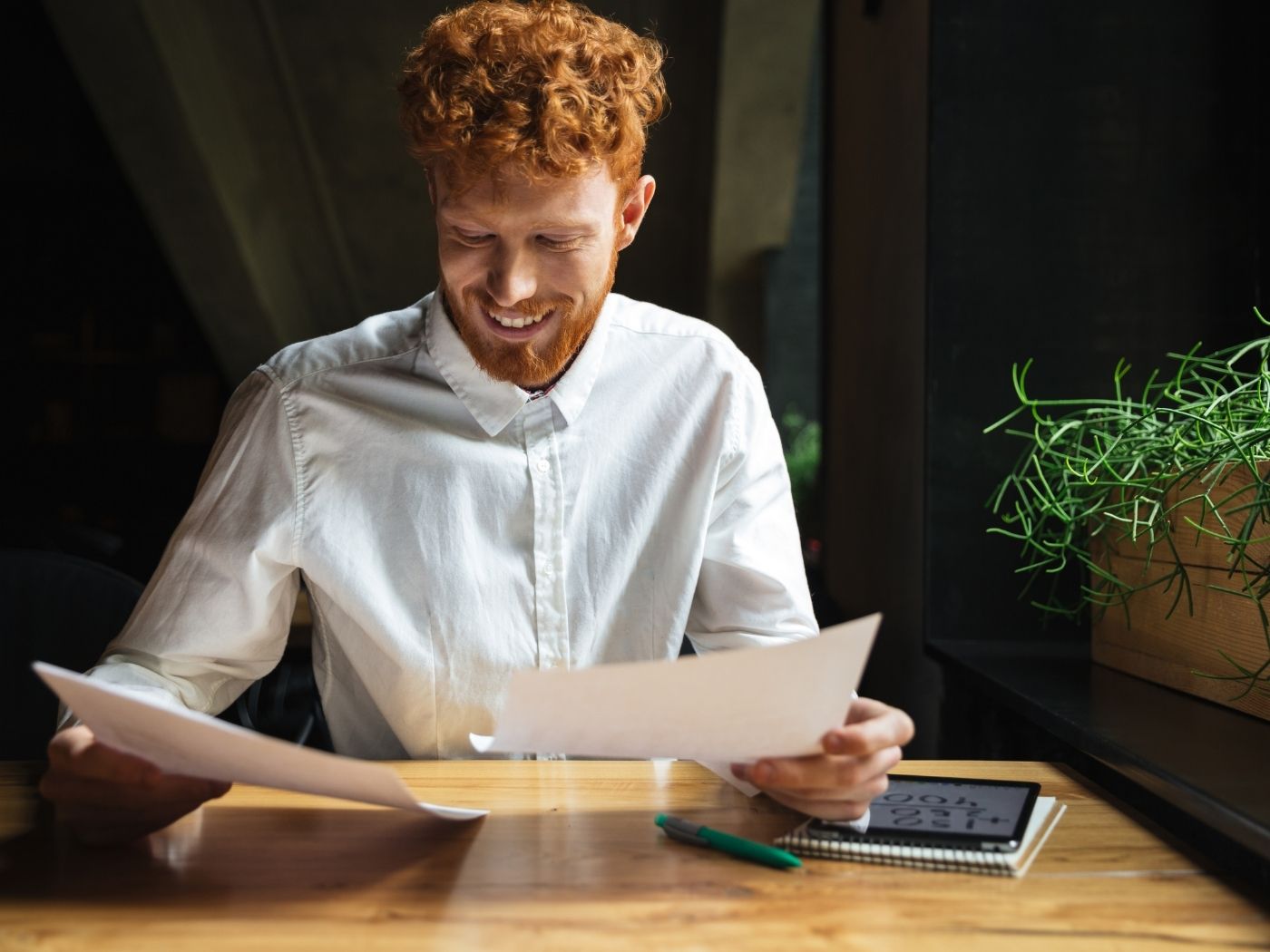 An individual knows that their investment are in good hands.